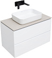 Тумба под раковину Allen Brau Infinity 1.21001.WM 85 white matt Тумба под раковину Allen Brau Infinity 1.21001.WM 85 white matt