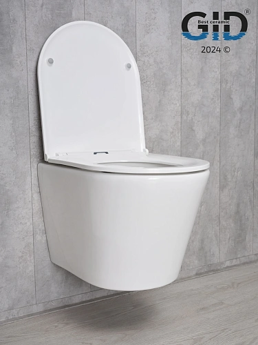 Унитаз подвесной Gid Tr2130 62235Y белый 50x36x35 с крышкой микролифт Унитаз подвесной Gid Tr2130 62235Y белый 50x36x35 с крышкой микролифт