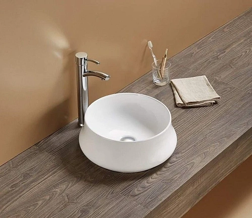 Раковина CeramaLux 9426 накладная, белый Раковина CeramaLux 9426 накладная, белый