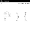 Душевой гарнитур WHITECROSS SET50MICROCR хром Душевой гарнитур WHITECROSS SET50MICROCR хром