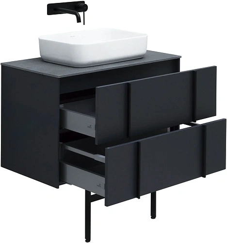 Тумба под раковину Allen Brau Reality 80 1.32005.AM антрацит матовый Тумба под раковину Allen Brau Reality 80 1.32005.AM антрацит матовый