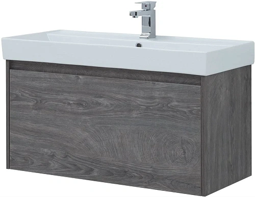 Тумба под раковину Aquanet Nova Lite 100 дуб рошелье (1 ящик) 00242579 Тумба под раковину Aquanet Nova Lite 100 дуб рошелье (1 ящик) 00242579