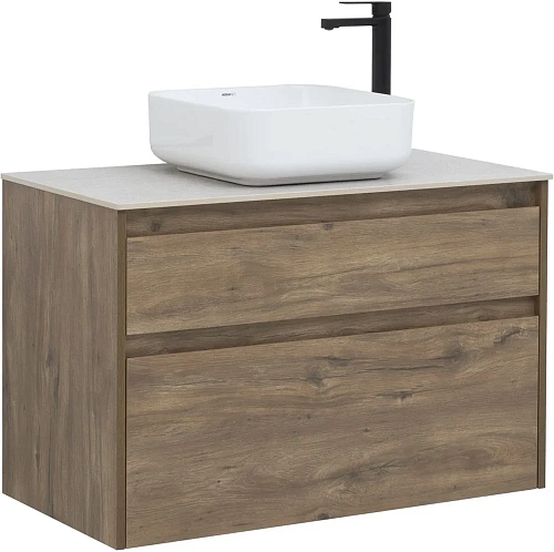 Тумба под раковину Aquanet Nova Lite 90 дуб рустикальный (2 ящика) 00249518 Тумба под раковину Aquanet Nova Lite 90 дуб рустикальный (2 ящика) 00249518