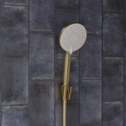 Держатель ручного душа IDDIS Optima Home (080MG00i53) золото матовое Держатель ручного душа IDDIS Optima Home (080MG00i53) золото матовое