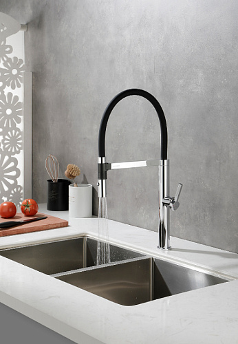 Смеситель для кухни Paulmark Leader хром Le214101-CR Смеситель для кухни Paulmark Leader хром Le214101-CR