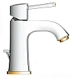 Смеситель для раковины GROHE Grandera с донным клапаном, хром/золото (23303IG0) Смеситель для раковины GROHE Grandera с донным клапаном, хром/золото (23303IG0)