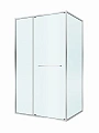 Душевой уголок CEZARES LUX-AH-FS-11-110/100-C-CR 110x100 см, профиль хром, стекло прозрачное Душевой уголок CEZARES LUX-AH-FS-11-110/100-C-CR 110x100 см, профиль хром, стекло прозрачное