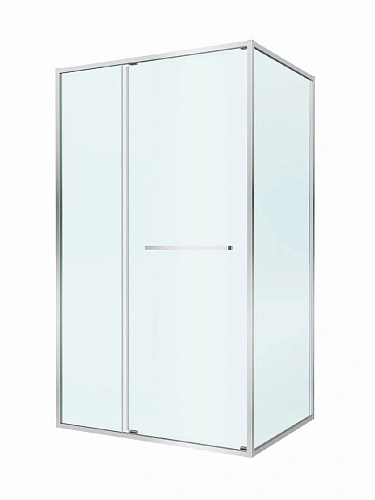 Душевой уголок CEZARES LUX-AH-FS-11-110/100-C-CR 110x100 см, профиль хром, стекло прозрачное Душевой уголок CEZARES LUX-AH-FS-11-110/100-C-CR 110x100 см, профиль хром, стекло прозрачное