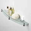 Полка WasserKRAFT Leine K-5044WHITE (ранее К-5024WHITE) стеклянная с бортиком белый/хром Полка WasserKRAFT Leine K-5044WHITE (ранее К-5024WHITE) стеклянная с бортиком белый/хром