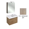 Комплект мебели 65 см Jacob Delafon Odeon Up , квебекский дуб, 1 выдвижной ящик, с правым крылом, дв E4757G-00+EB886-E10+EB795DRU-E10