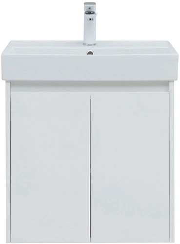 Тумба под раковину Aquanet Nova Lite 60 белый глянец (2 дверцы) 00298847 Тумба под раковину Aquanet Nova Lite 60 белый глянец (2 дверцы) 00298847