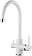 Смеситель для кухни Paulmark ESSEN Es213211-WH белый матовый Смеситель для кухни Paulmark ESSEN Es213211-WH белый матовый