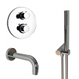Детальная картинка товара «душевая система paini cox 78crset26911thbath с термостатом, хром»