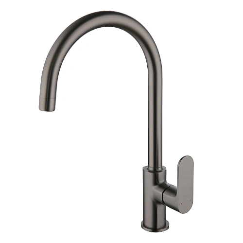 Смеситель для кухни Aquatek АЛЬФА AQ1982BGM оружейная сталь Смеситель для кухни Aquatek АЛЬФА AQ1982BGM оружейная сталь