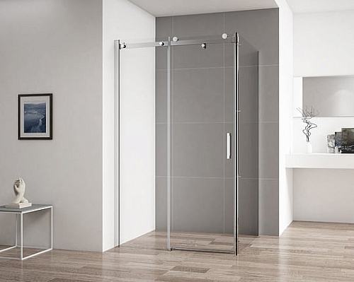 Боковая стенка CEZARES STYLUS-SOFT-100-FIX-C-Cr без пристенного профиля Боковая стенка CEZARES STYLUS-SOFT-100-FIX-C-Cr без пристенного профиля