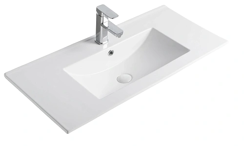 Раковина Gid NYJ803-90 71112 встраиваемая сверху белая 91x40x17 Раковина Gid NYJ803-90 71112 встраиваемая сверху белая 91x40x17