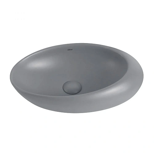Раковина ABBER Bequem AC2107MG накладная, серая матовая Раковина ABBER Bequem AC2107MG накладная, серая матовая