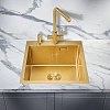 Кухонная мойка Milacio Denia 46 Steel (MC.77478) золото Кухонная мойка Milacio Denia 46 Steel (MC.77478) золото