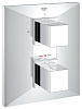 Картинка анонса товара «смеситель для ванны grohe allure brilliant, хром (19792000) внешняя часть термостатического смесител»