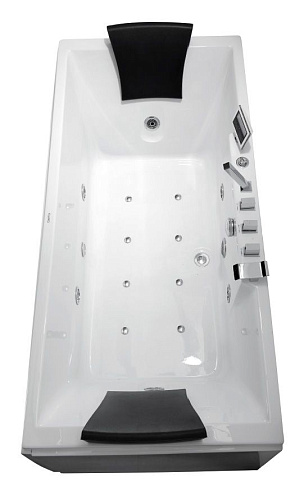 Акриловая ванна Gemy G9065 K L 175x85 прямоугольная, левая, гидромассажная Акриловая ванна Gemy G9065 K L 175x85 прямоугольная, левая, гидромассажная