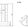 Душевая кабина Timo Lux T-7790 90x90x220 Душевая кабина Timo Lux T-7790 90x90x220