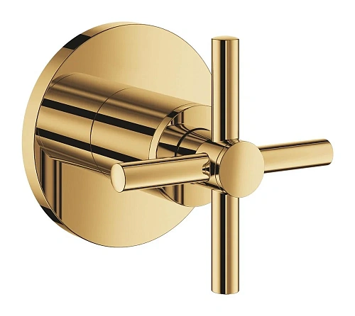 Накладная панель скрытой вентильной головки GROHE Atrio New, крестообразная ручка, холодный рассвет 19069GL3 Накладная панель скрытой вентильной головки GROHE Atrio New, крестообразная ручка, холодный рассвет 19069GL3