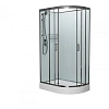 Душевая кабина Frank F412L Brilliant левосторонняя без крыши полированный хром профиль 120x80 172009