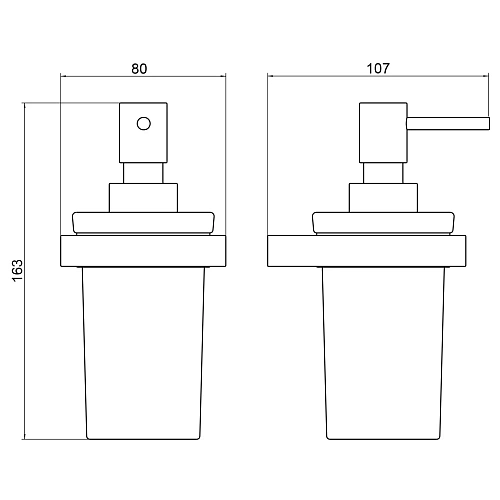 Дозатор жидкого мыла Timo Petruma 15239/03 черный Дозатор жидкого мыла Timo Petruma 15239/03 черный
