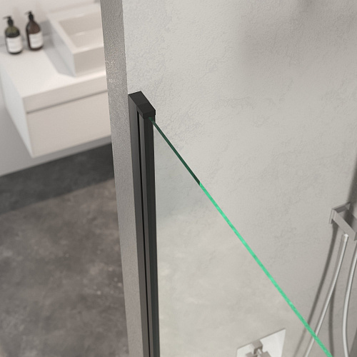 Шторка на ванну BERGES RIVER S Black 800 065011 Шторка на ванну BERGES RIVER S Black 800 065011