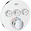 Смеситель для душа GROHE Grohtherm SmartControl на 3 выхода, белая луна (29904LS0) внешняя часть тер Смеситель для душа GROHE Grohtherm SmartControl на 3 выхода, белая луна (29904LS0) внешняя часть тер