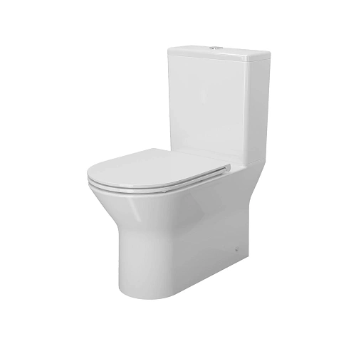 Унитаз напольный Ambassador Elysium 187K19001RS (660x360x810) безободковый, с тонкой крышкой Унитаз напольный Ambassador Elysium 187K19001RS (660x360x810) безободковый, с тонкой крышкой