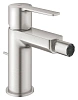 Смеситель для биде GROHE Lineare New с донным клапаном, суперсталь (33848DC1)