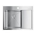 Кухонная мойка Omoikiri Akisame 65-IN-L нерж.сталь/нержавеющая сталь 4973058 Кухонная мойка Omoikiri Akisame 65-IN-L нерж.сталь/нержавеющая сталь 4973058