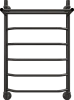 Полотенцесушитель водяной EWRIKA Сафо FТ 80х50 черный матовый 474301