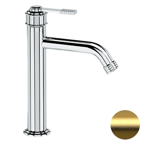 Смеситель для раковины Remer Atelier AL12ABG, золото брашированное Смеситель для раковины Remer Atelier AL12ABG, золото брашированное