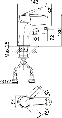 Комплект смесителей D&K DA1360003SET (DA1362141,DA1363301) Комплект смесителей D&K DA1360003SET (DA1362141,DA1363301)