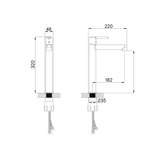 Смеситель для раковины IDDIS Aiger (AIGBC01i01) хром матовый Смеситель для раковины IDDIS Aiger (AIGBC01i01) хром матовый