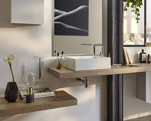 Смеситель для раковины Jacob Delafon Aleo E98331-CP с донным клапаном Смеситель для раковины Jacob Delafon Aleo E98331-CP с донным клапаном