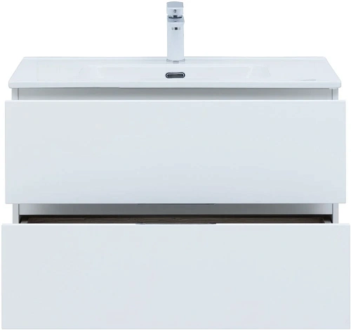 Тумба под раковину Aquanet Алвита New 80 2 ящика, белый матовый 00277514 Тумба под раковину Aquanet Алвита New 80 2 ящика, белый матовый 00277514