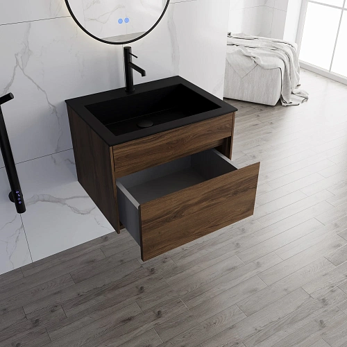 Тумба под раковину Vincea Chiara 600 VMC-2C600CO подвесная, C.Oak Тумба под раковину Vincea Chiara 600 VMC-2C600CO подвесная, C.Oak