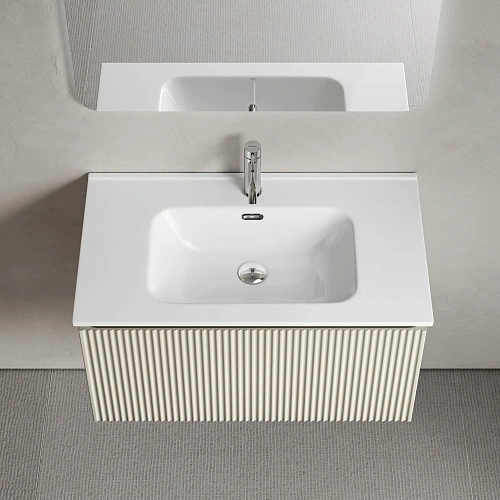 Тумба под раковину SANCOS Snob SNR1.080CE R 1.0 790х445х406 Beige Soft подвесная Тумба под раковину SANCOS Snob SNR1.080CE R 1.0 790х445х406 Beige Soft подвесная