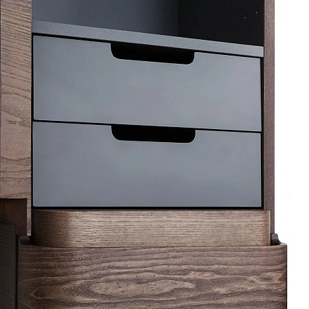 Шкаф-пенал AM.PM Sensation M30CHL0406NF подвесной, левый, 40 см, орех, текстурированная Шкаф-пенал AM.PM Sensation M30CHL0406NF подвесной, левый, 40 см, орех, текстурированная