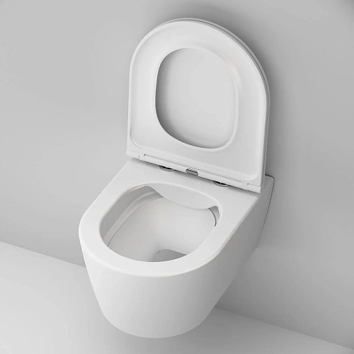 Унитаз подвесной AM.PM Func C8F1700MWSC FlashClean с сиденьем микролифт, белый матовый Унитаз подвесной AM.PM Func C8F1700MWSC FlashClean с сиденьем микролифт, белый матовый