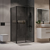 Душевой уголок Niagara Nova NG-85-14TB-TB80-34 (140x80x195) прямоуг, раздвижн, черный матов., стекло тонированное Душевой уголок Niagara Nova NG-85-14TB-TB80-34 (140x80x195) прямоуг, раздвижн, черный матов., стекло тонированное