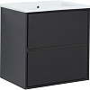 Тумба под раковину Aquanet Милан 65 черный глянец 00306379 Тумба под раковину Aquanet Милан 65 черный глянец 00306379