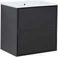 Тумба под раковину Aquanet Милан 65 черный глянец 00306379 Тумба под раковину Aquanet Милан 65 черный глянец 00306379