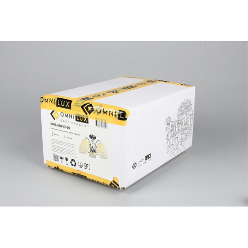 Люстра потолочная Omnilux Cardillo OML-56617-05 Люстра потолочная Omnilux Cardillo OML-56617-05