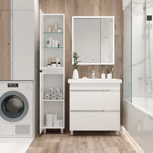 Шкаф-пенал BRIZ Элен классик п-35 левый 227 04-00035-00 01 БЕЛ белый Шкаф-пенал BRIZ Элен классик п-35 левый 227 04-00035-00 01 БЕЛ белый