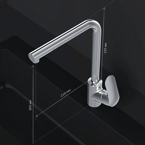 Смеситель для кухни AM.PM Like F8005000 хром Смеситель для кухни AM.PM Like F8005000 хром