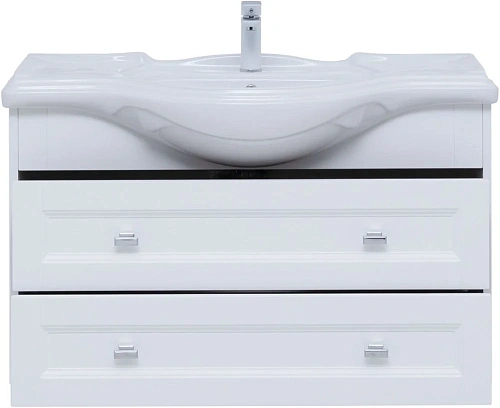 Тумба под раковину Aquanet Монте 85 белый матовый 00303998 Тумба под раковину Aquanet Монте 85 белый матовый 00303998